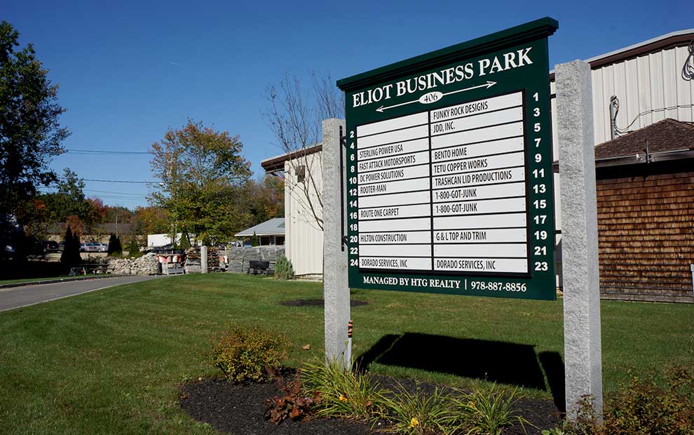 Elliot Business Park sign